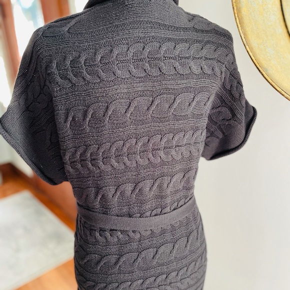 NWT New Directions Tie Cardigan Sweater Sz L - Picture 3 of 7